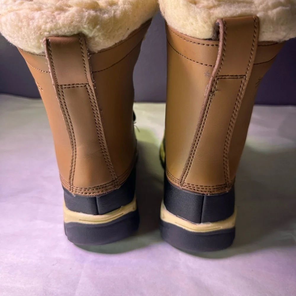 BearPaw Kids Brown and Black Snow Boots
